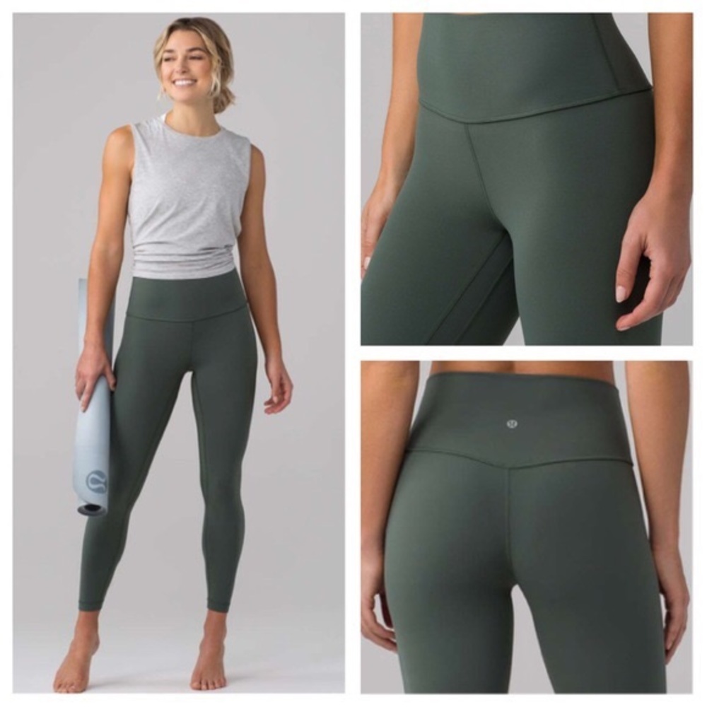 Green align lululemon leggings
